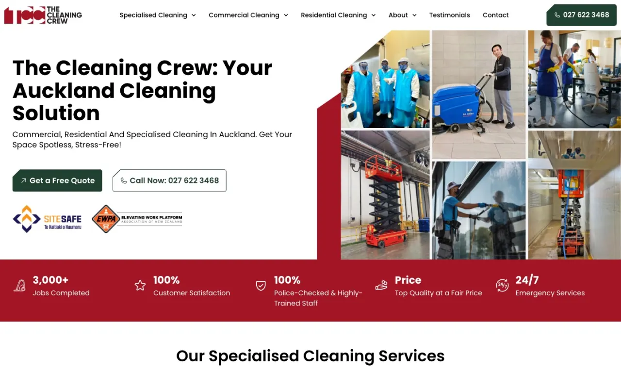 The Cleaning Crew — Marketing case study by Merlin Wise